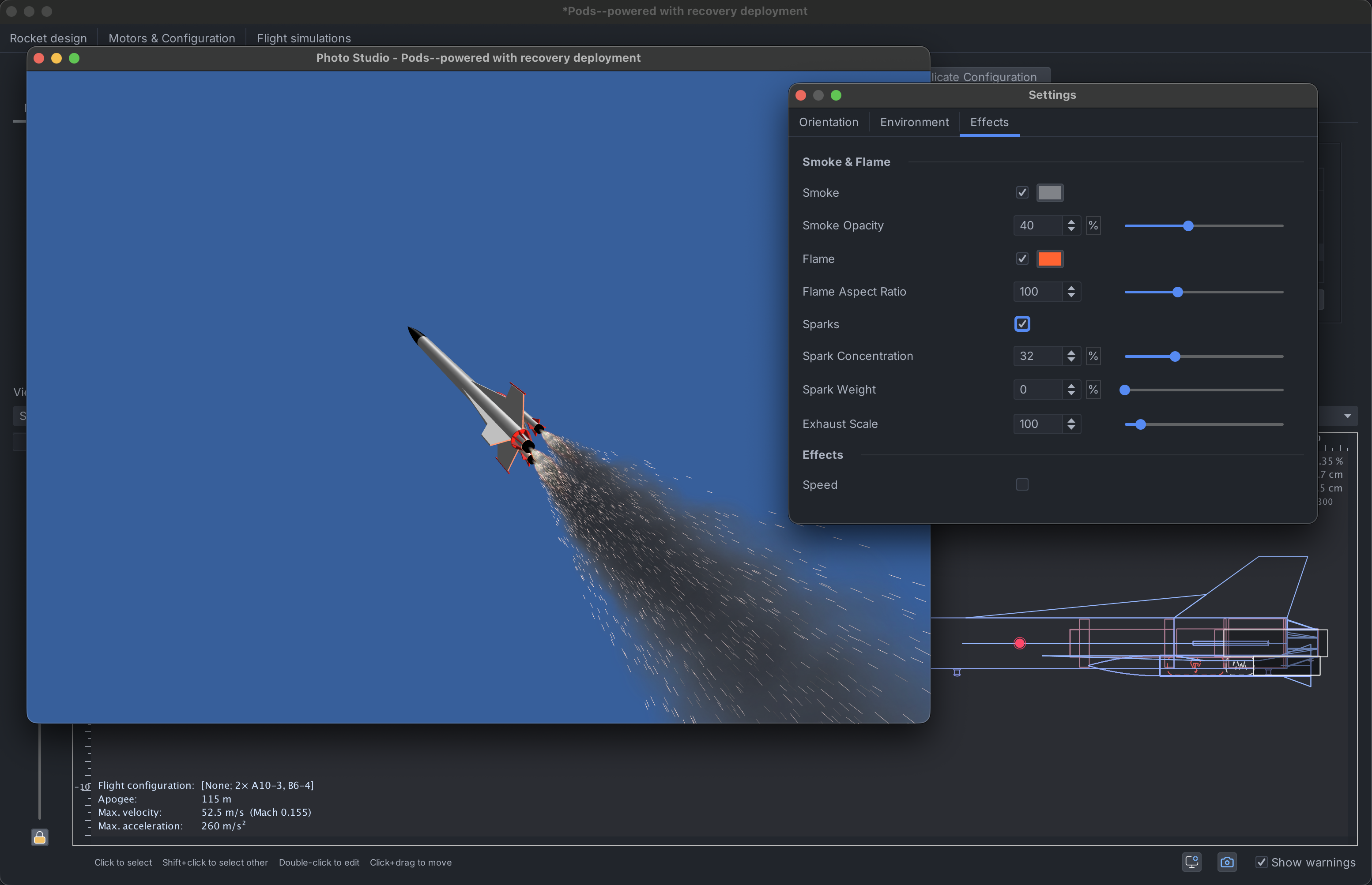 OpenRocket PhotoStudio